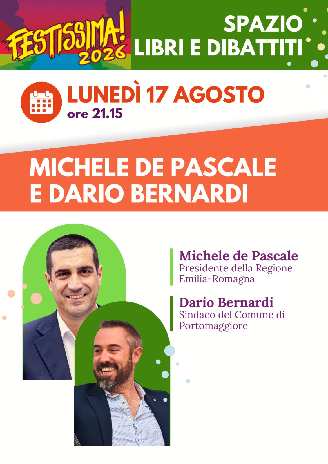 Michele De Pascale e Dario Bernardi